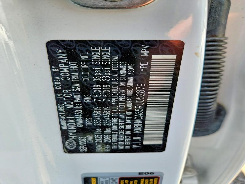 58388656 :رقم المزاد ، KM8HACA35RU052879 vin ، 2024 Hyundai Kona مزاد بيع