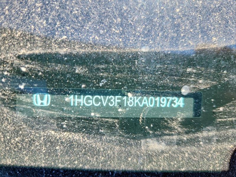 Продаж на аукціоні авто 2019 Honda Accord, vin: 1HGCV3F18KA019734, номер лоту: 52357616