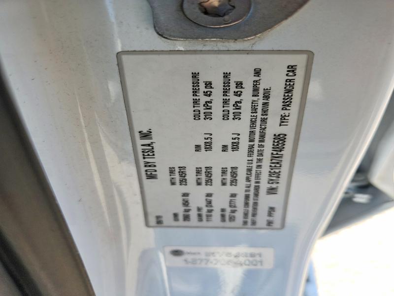 Продаж на аукціоні авто 2019 Tesla Model 3, vin: 5YJ3E1EA7KF485585, номер лоту: 57243896