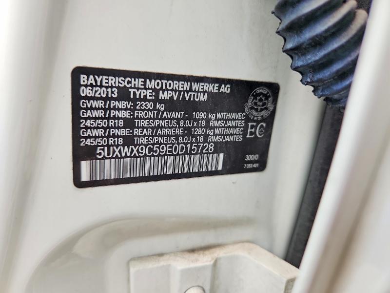 Продажа на аукционе авто 2014 Bmw X3, vin: 5UXWX9C59E0D15728, номер лота: 58773676