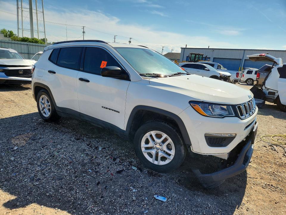 2020 Jeep Compass მანქანა იყიდება აუქციონზე, vin: 3C4NJCAB1LT169262, აუქციონის ნომერი: 58244106