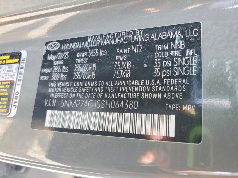 Продажа на аукционе авто 2025 Hyundai Santa Fe, vin: 5NMP24G10SH064380, номер лота: 56453196