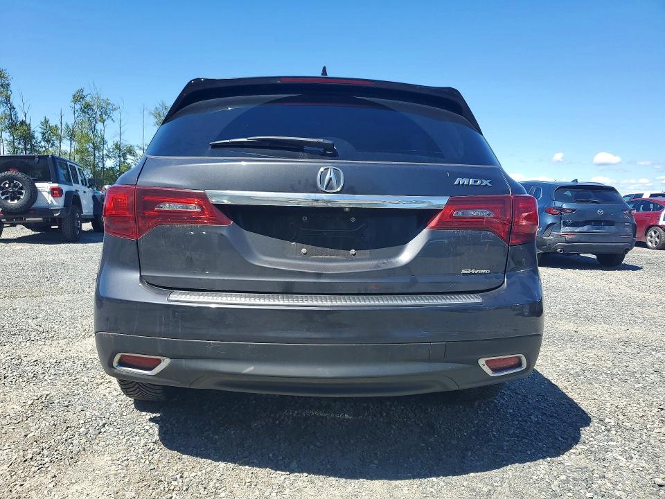 2016 Acura Mdx მანქანა იყიდება აუქციონზე, vin: 5FRYD4H26GB015374, აუქციონის ნომერი: 57238886