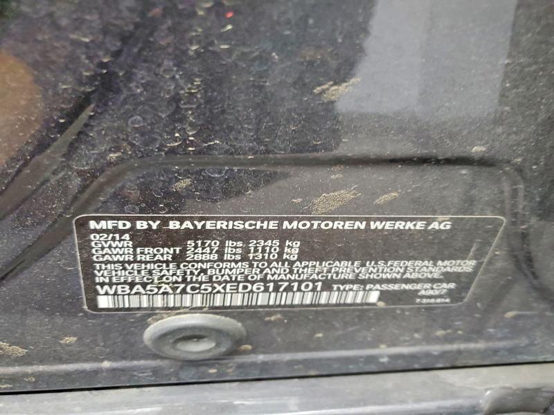 55873916 :رقم المزاد ، WBA5A7C5XED617101 vin ، 2014 Bmw 528 مزاد بيع