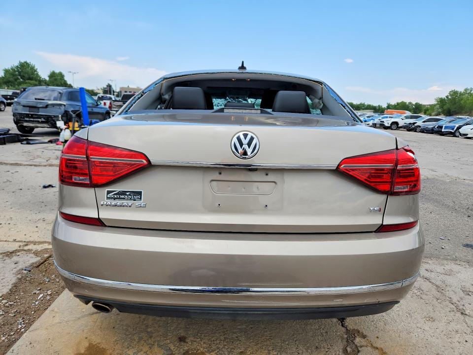 58250316 :رقم المزاد ، 1VWBT7A31GC044225 vin ، 2016 Volkswagen Passat مزاد بيع