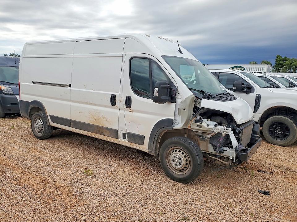 57691166 :رقم المزاد ، 3C6MRVHGXSE546280 vin ، 2025 Ram Promaster 3500 مزاد بيع