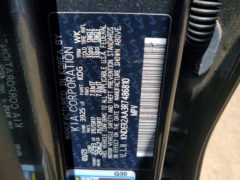 Продажа на аукционе авто 2024 Kia Seltos, vin: KNDER2AA3R7486810, номер лота: 55810646
