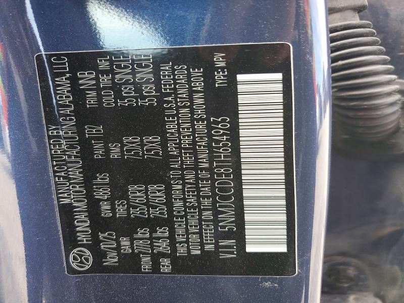 Продажа на аукционе авто 2026 Hyundai Tucson, vin: 5NMJCCDE8TH654963, номер лота: 58313696