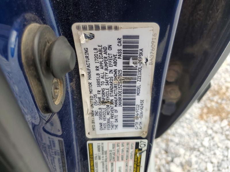 Aukcja sprzedaży 2005 Toyota Corolla, vin: 1NXBR30E15Z527925, numer aukcji: 55380296