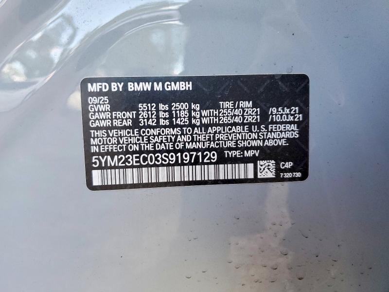 Aukcja sprzedaży 2025 Bmw X4, vin: 5YM23EC03S9197129, numer aukcji: 54592786
