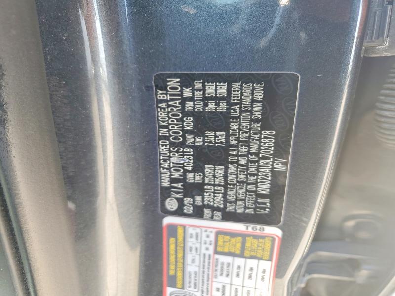 58640916 :رقم المزاد ، KNDJ23AU3L7026878 vin ، 2020 Kia Soul مزاد بيع