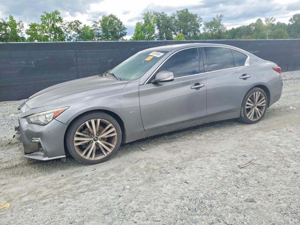 2018 Infiniti Q50 მანქანა იყიდება აუქციონზე, vin: JN1EV7AR0JM441184, აუქციონის ნომერი: 58270646