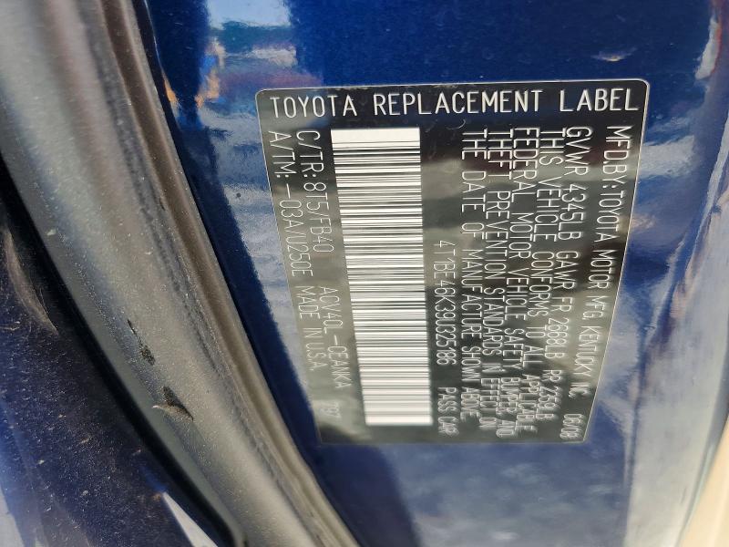 2009 Toyota Camry მანქანა იყიდება აუქციონზე, vin: 4T1BE46K39U325186, აუქციონის ნომერი: 58736776
