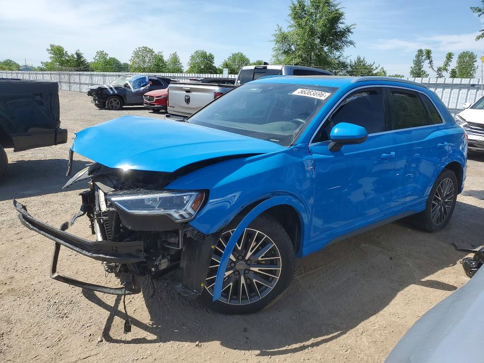 2020 Audi Q3 მანქანა იყიდება აუქციონზე, vin: WA1EECF39L1005247, აუქციონის ნომერი: 56083696