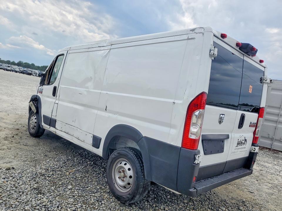 55775596 :رقم المزاد ، 3C6TRVAG7KE508348 vin ، 2019 Ram Promaster 1500 مزاد بيع