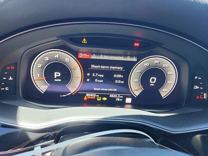 2019 Audi Q8 მანქანა იყიდება აუქციონზე, vin: WA1BVAF15KD041035, აუქციონის ნომერი: 56353706