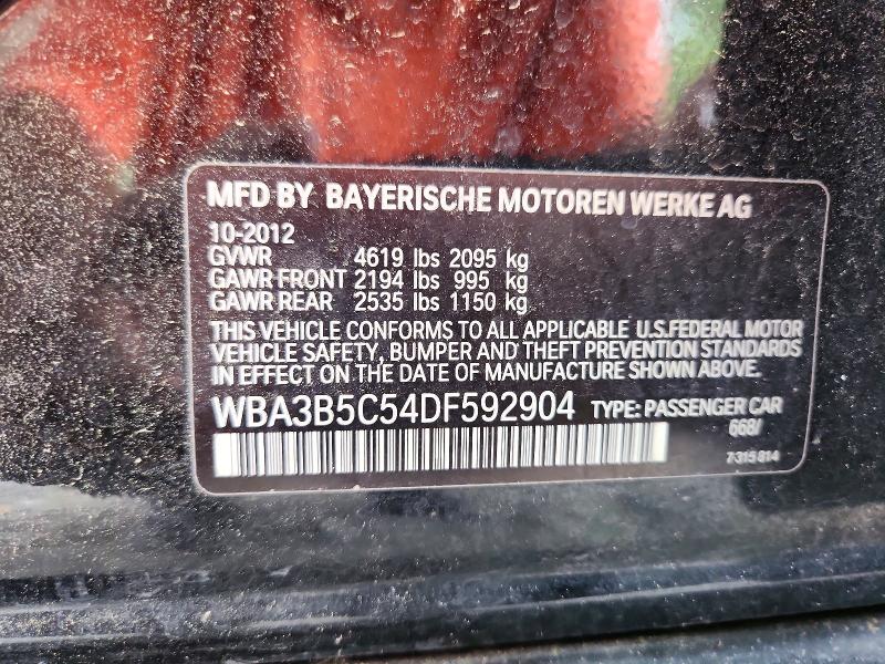 Aukcja sprzedaży 2013 Bmw 328, vin: WBA3B5C54DF592904, numer aukcji: 57421966