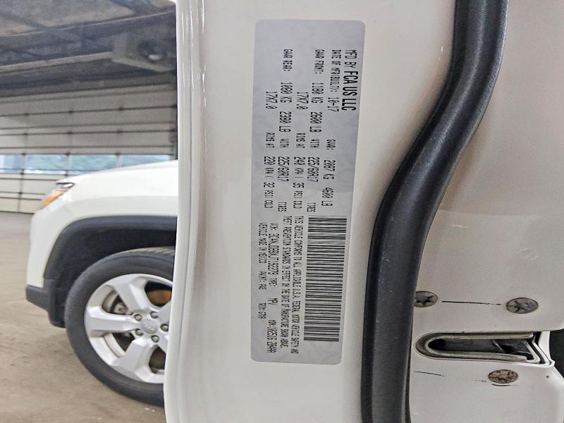 2018 Jeep Compass მანქანა იყიდება აუქციონზე, vin: 3C4NJDBBXJT192279, აუქციონის ნომერი: 57013656