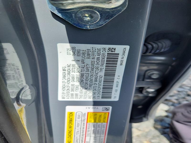 Продажа на аукционе авто 2026 Honda Civic, vin: 2HGFE2F5XTH507421, номер лота: 57193816