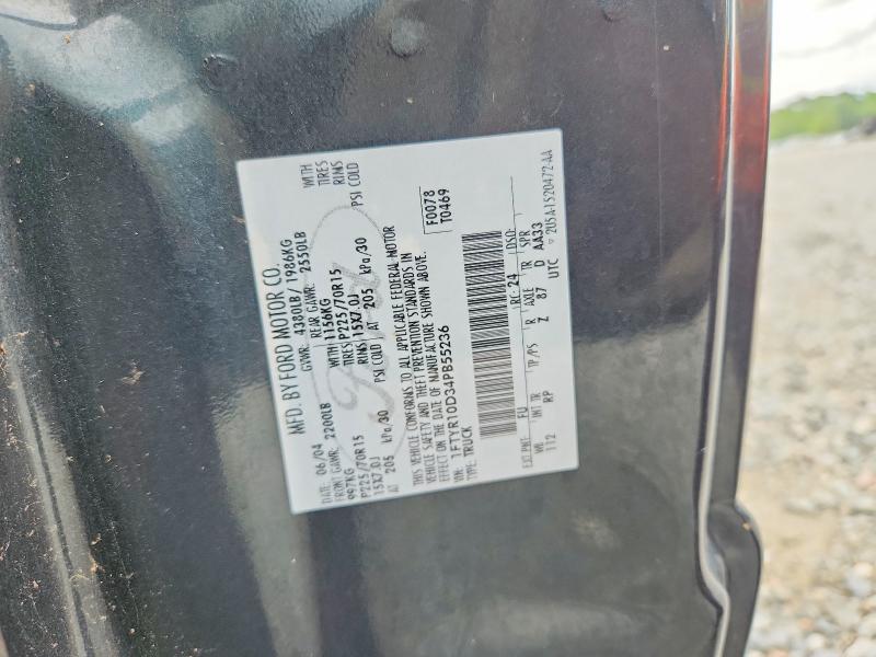 Продажа на аукционе авто 2004 Ford Ranger, vin: 1FTYR10D34PB55236, номер лота: 57731426