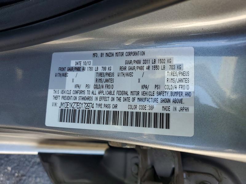 Aukcja sprzedaży 2014 Mazda Mazda2, vin: JM1DE1KZ7E0172974, numer aukcji: 85976765