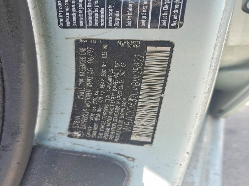 Aukcja sprzedaży 1997 Bmw 528, vin: WBADD6320VBW25822, numer aukcji: 55586166
