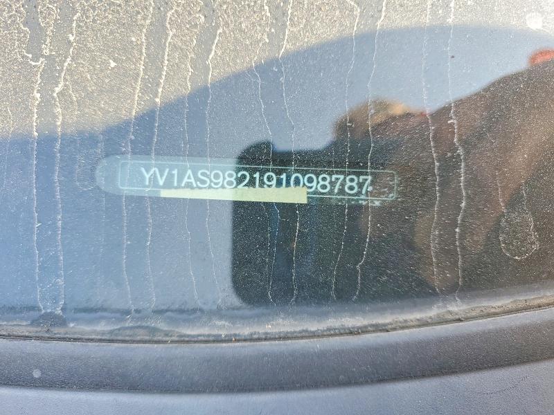 58610926 :رقم المزاد ، YV1AS982191098787 vin ، 2009 Volvo S80 مزاد بيع