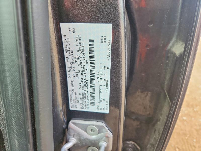 58749156 :رقم المزاد ، 1FMCU9HD9KUA80080 vin ، 2019 Ford Escape مزاد بيع
