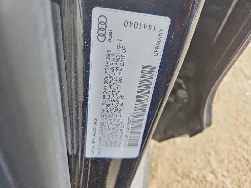 54270146 :رقم المزاد ، WAUEJBFW4N7009354 vin ، 2022 Audi E-tron Gt مزاد بيع