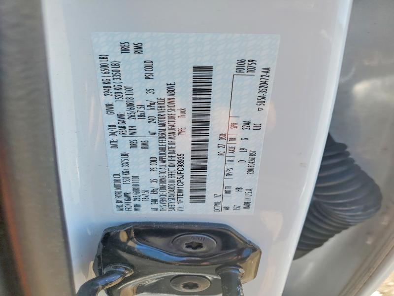 Продаж на аукціоні авто 2018 Ford F150, vin: 1FTEW1CP5JFC98935, номер лоту: 55753256