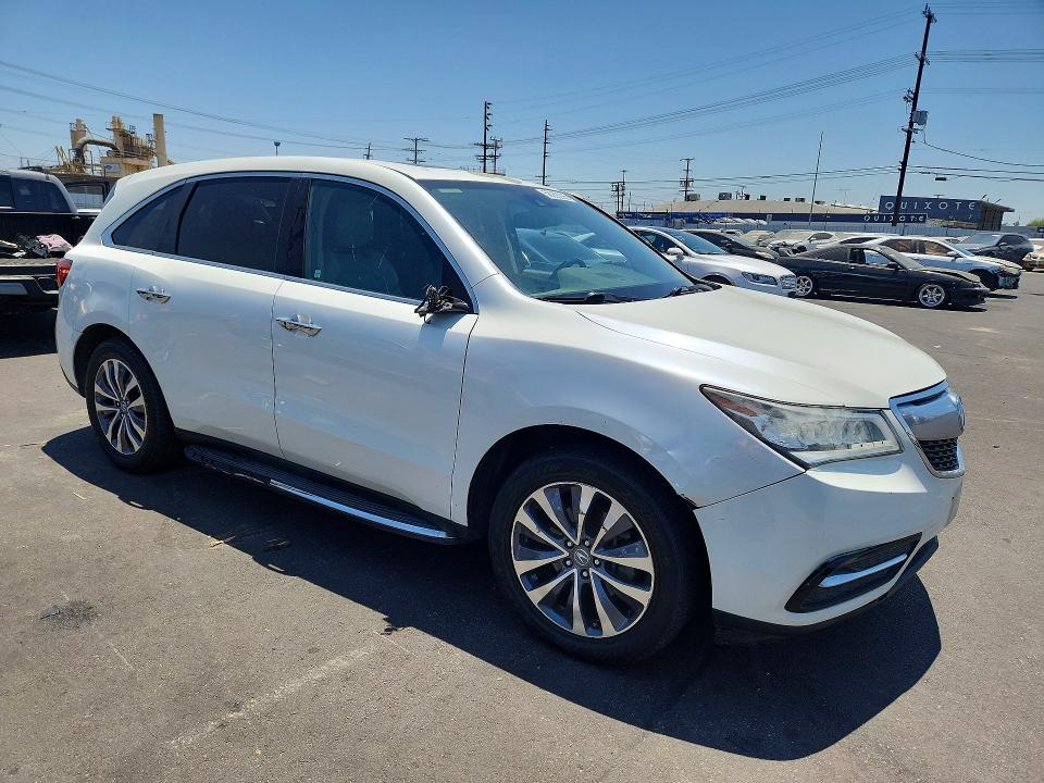 2014 Acura Mdx მანქანა იყიდება აუქციონზე, vin: 5FRYD3H66EB011934, აუქციონის ნომერი: 58068296