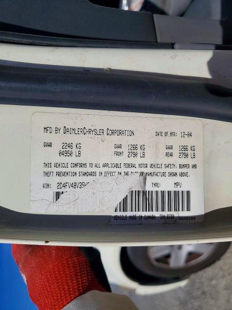 Aukcja sprzedaży 2005 Dodge Magnum, vin: 2D4FV48V35H617708, numer aukcji: 55969086