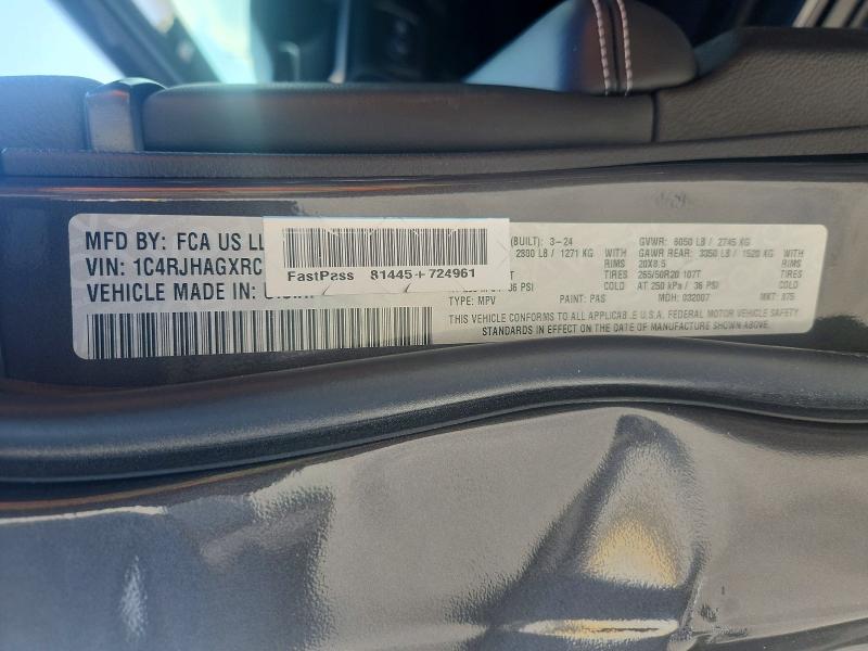 Продаж на аукціоні авто 2024 Jeep Grand Cherokee, vin: 1C4RJHAGXRC188343, номер лоту: 57572286