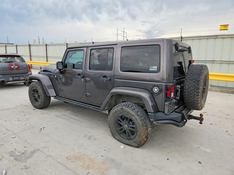 57436006 :رقم المزاد ، 1C4BJWEG4HL568695 vin ، 2017 Jeep Wrangler Unlimited مزاد بيع