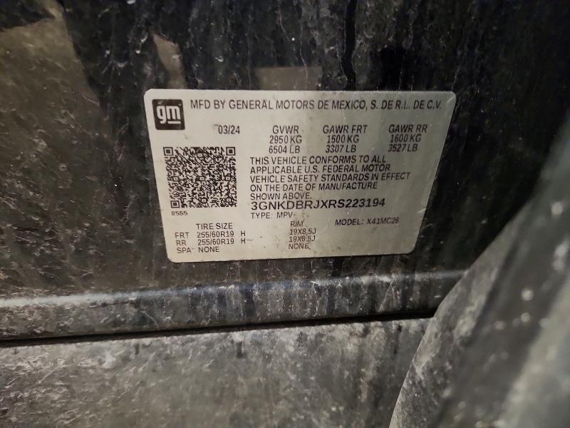 Продажа на аукционе авто 2024 Chevrolet Blazer, vin: 3GNKDBRJXRS223194, номер лота: 57033036
