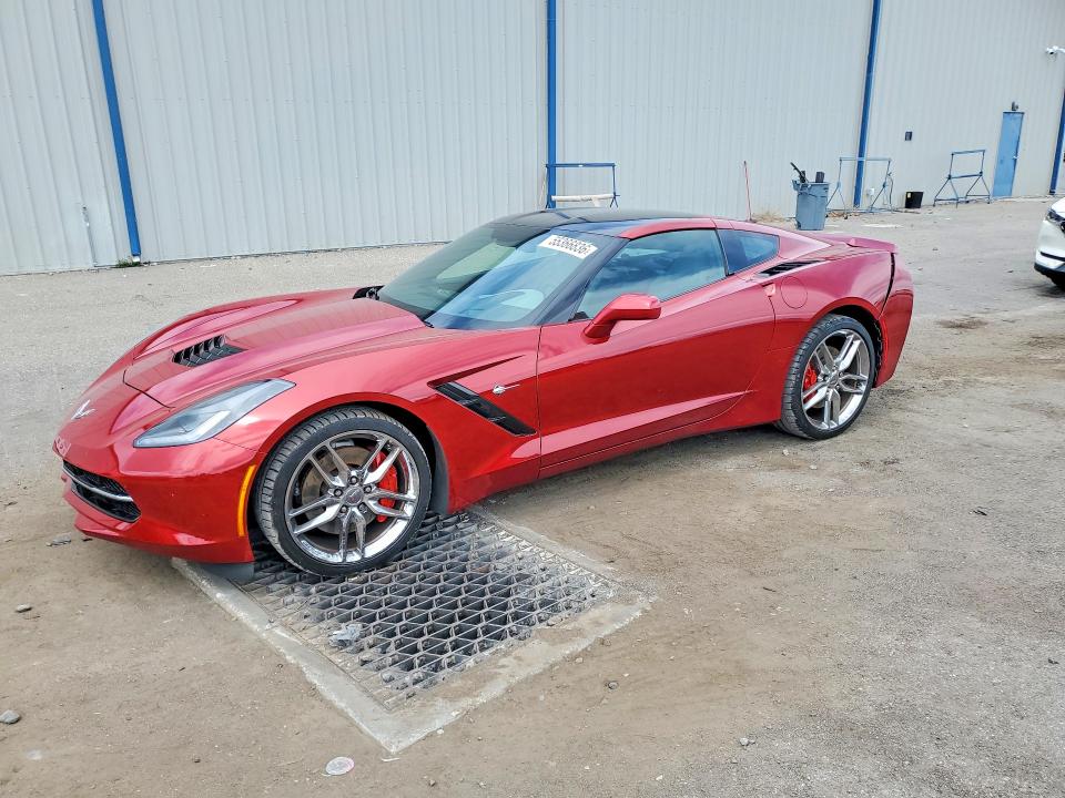 55366836 :رقم المزاد ، 1G1YL2D78E5132570 vin ، 2014 Chevrolet Corvette مزاد بيع