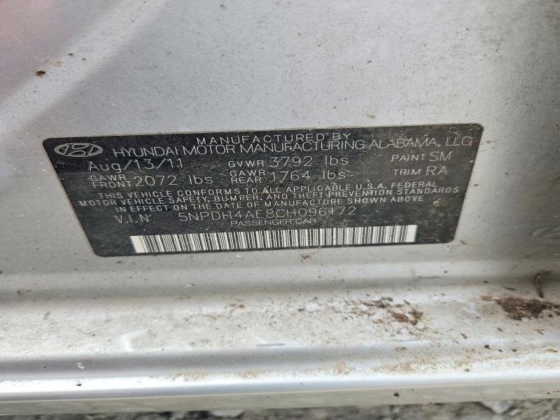 Продаж на аукціоні авто 2012 Hyundai Elantra, vin: 5NPDH4AE8CH096172, номер лоту: 55770026