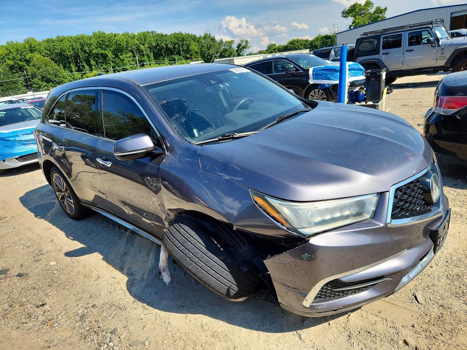 2017 Acura Mdx მანქანა იყიდება აუქციონზე, vin: 5J8YD4H53HL002593, აუქციონის ნომერი: 58588476