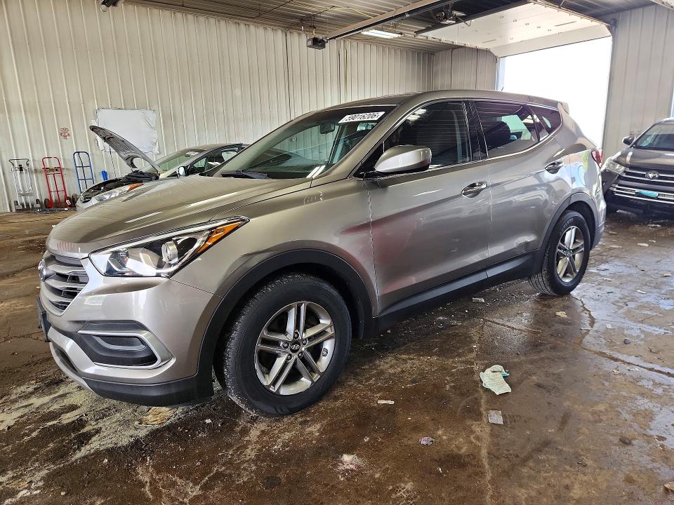 2018 Hyundai Santa Fe Sport მანქანა იყიდება აუქციონზე, vin: 5XYZT3LB6JG556547, აუქციონის ნომერი: 59016206