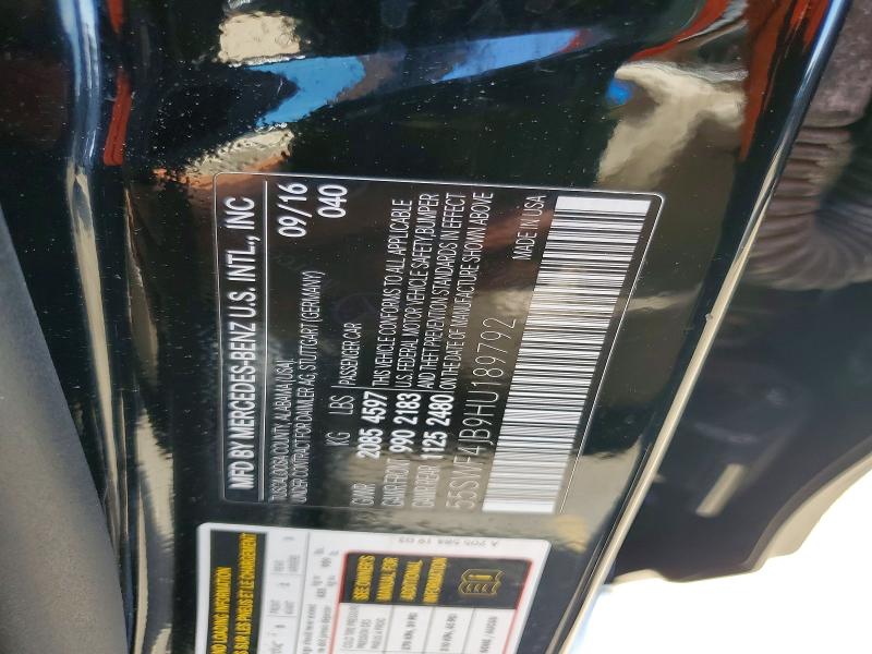 Продажа на аукционе авто 2017 Mercedes-benz C, vin: 55SWF4JB9HU189792, номер лота: 49998736