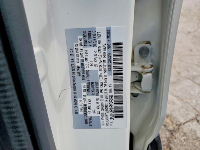 57693486 :رقم المزاد ، 3MVDMBBMXPM529298 vin ، 2023 Mazda Cx-30 مزاد بيع