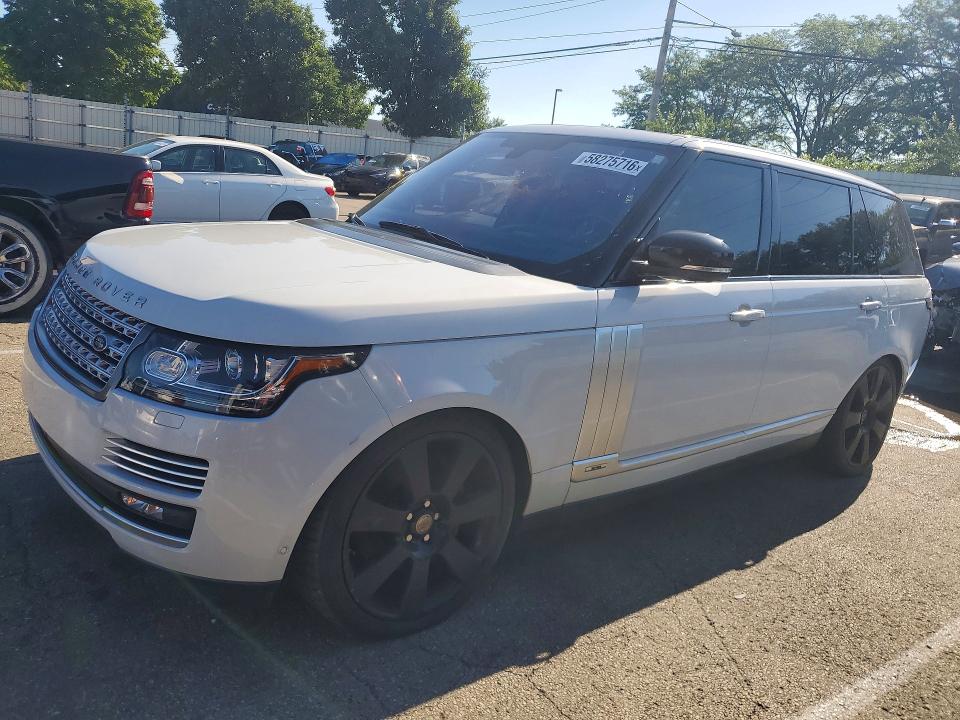 2016 Land Rover Range Rover მანქანა იყიდება აუქციონზე, vin: SALGV3EF1GA300898, აუქციონის ნომერი: 58275716