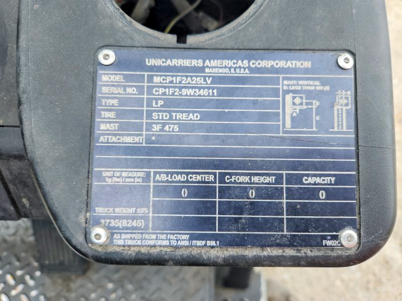 Auction sale of the 2021 Unicariers Forklift, vin: CP1F29W34611, lot number: 57653796