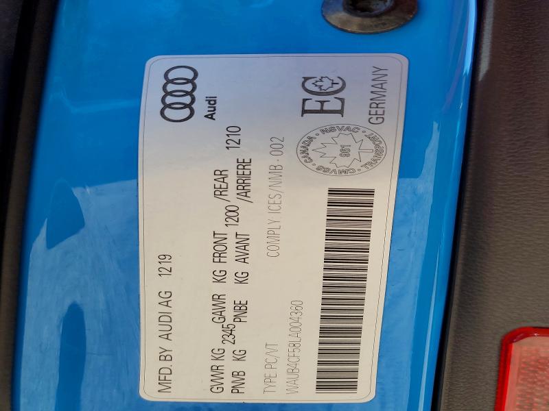 Продажа на аукционе авто 2020 Audi S5, vin: WAUB4CF58LA004360, номер лота: 55973086