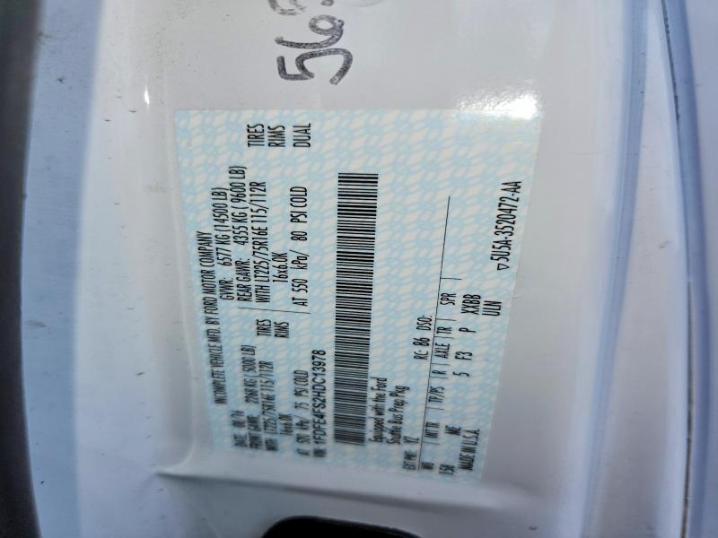 2017 Ford Econoline მანქანა იყიდება აუქციონზე, vin: 1FDFE4FS2HDC13978, აუქციონის ნომერი: 56397436