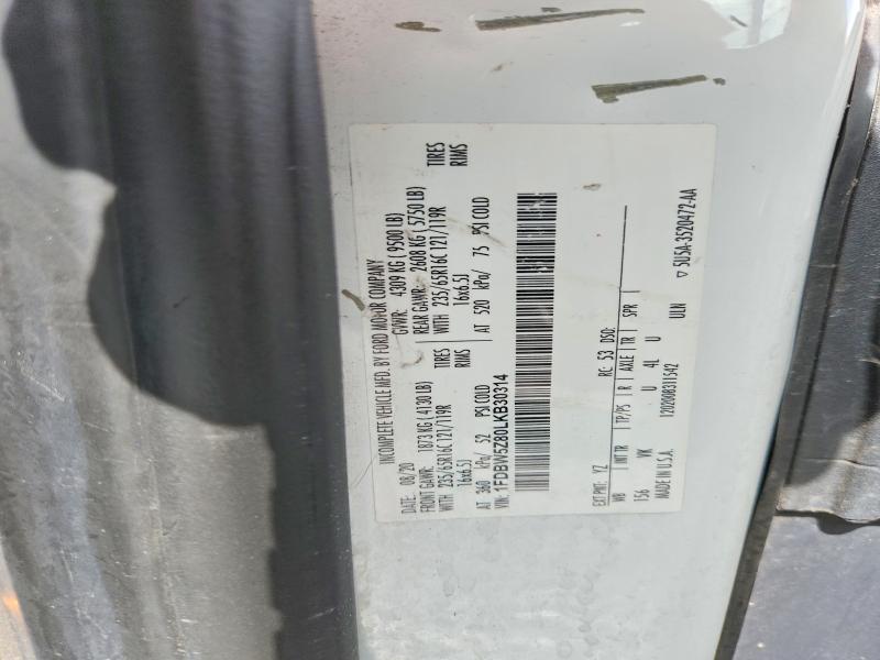 55564406 :رقم المزاد ، 1FDBW5Z80LKB30314 vin ، 2020 Ford Transit مزاد بيع
