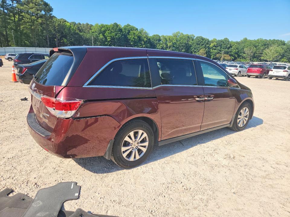 2017 Honda Odyssey მანქანა იყიდება აუქციონზე, vin: 5FNRL5H32HB008320, აუქციონის ნომერი: 56710306