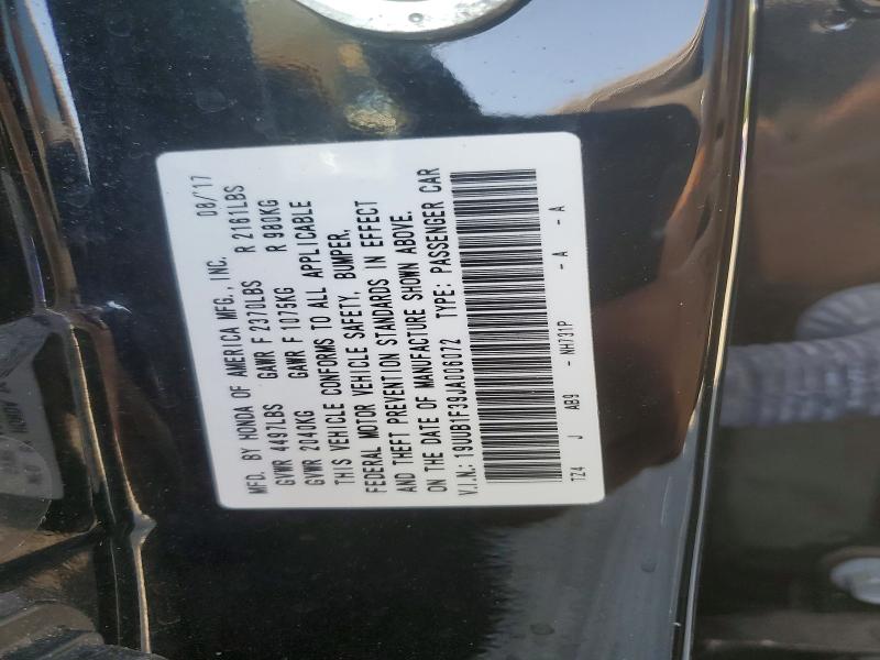 Aukcja sprzedaży 2018 Acura Tlx, vin: 19UUB1F39JA006072, numer aukcji: 59005336