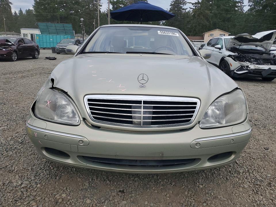 2002 Mercedes-benz S მანქანა იყიდება აუქციონზე, vin: WDBNG75J92A242888, აუქციონის ნომერი: 55633196