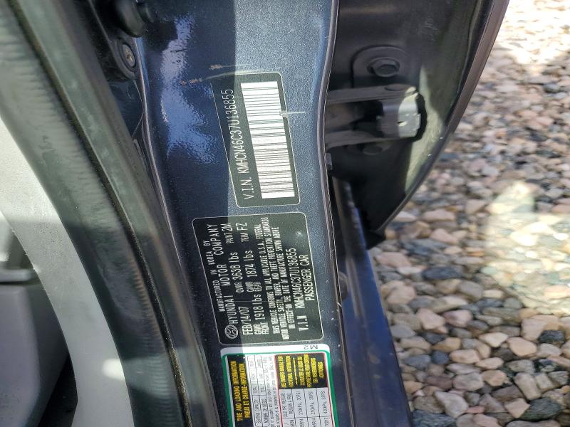 Продажа на аукционе авто 2007 Hyundai Accent, vin: KMHCN46C37U136855, номер лота: 59100986